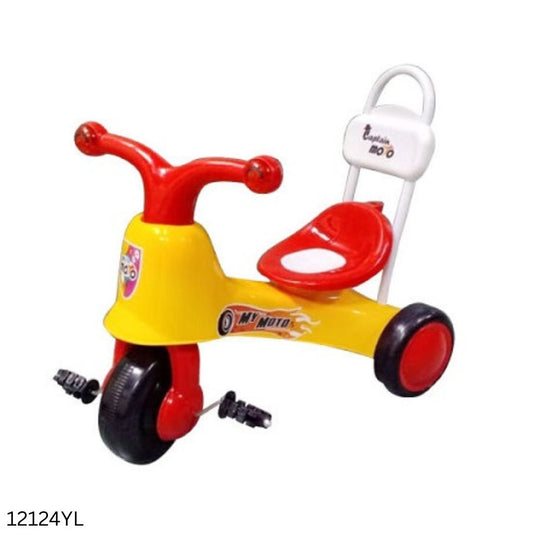 Captain Moto Bike Trolley For Baby - Yellow
