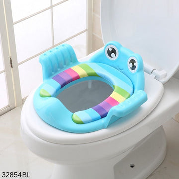 Cartoon Design Baby Commode Seat - Blue