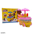 Cartoon Ice Cream Bicycle Van Toy for Children - Pink