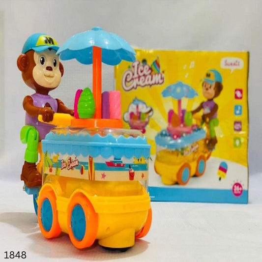 Cartoon Ice Cream Bicycle Van Toy for Children