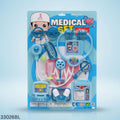 Children Medical Checkup Doctor Set Toy - Blue