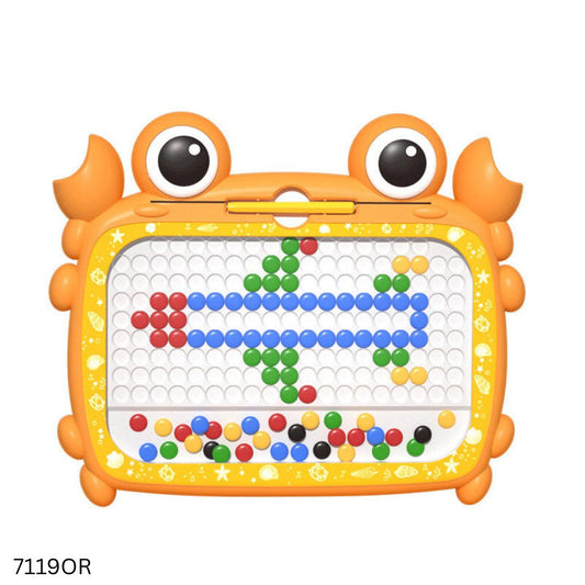 Crab Magnetic Drawing Board - Orange
