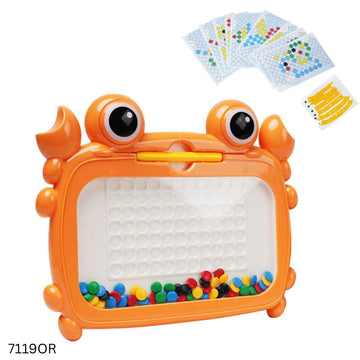 Crab Magnetic Drawing Board - Orange