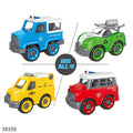 DIY Assembled Traffic Engineering Car Puzzle Set