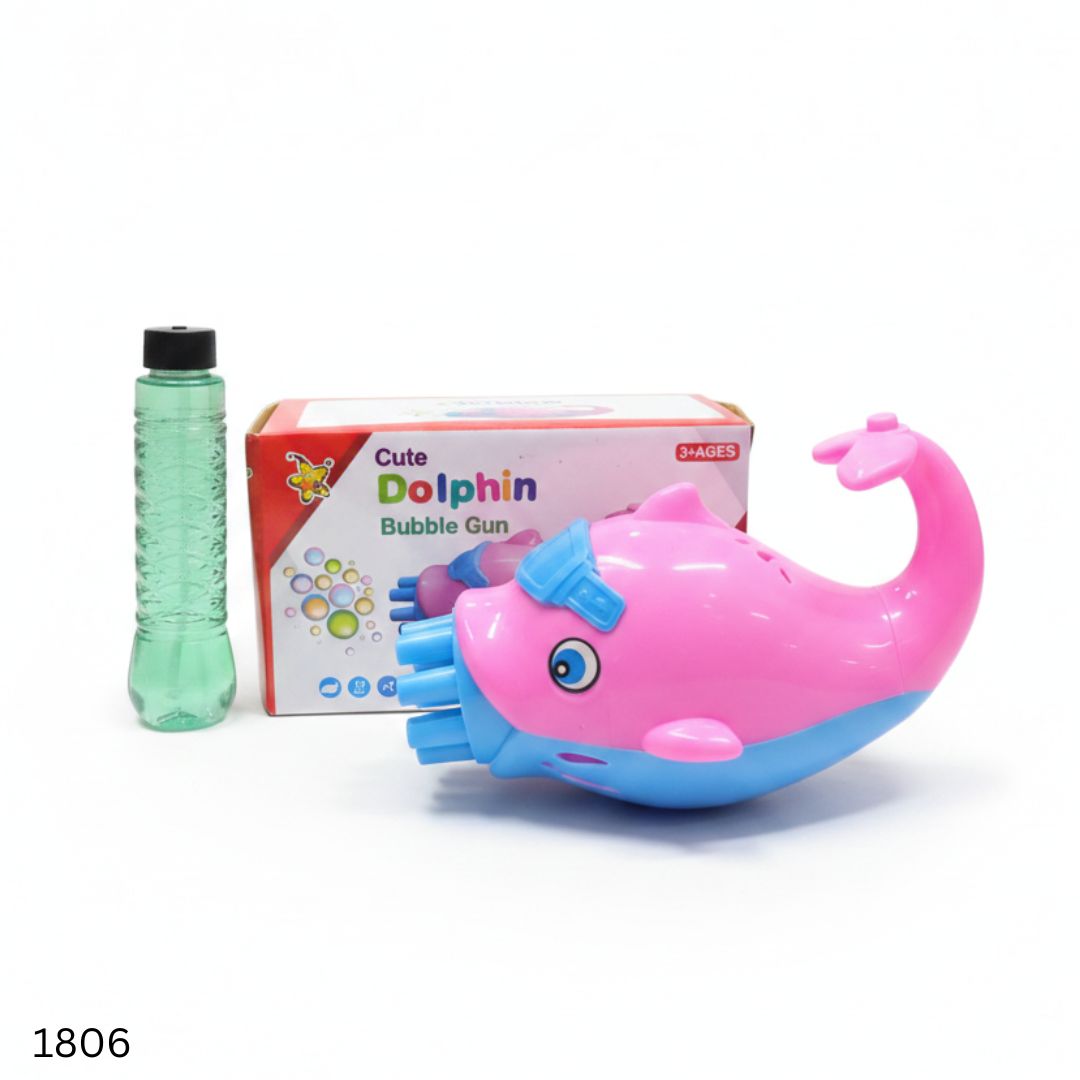 Dolphin Bubble Gun Machine for Kids