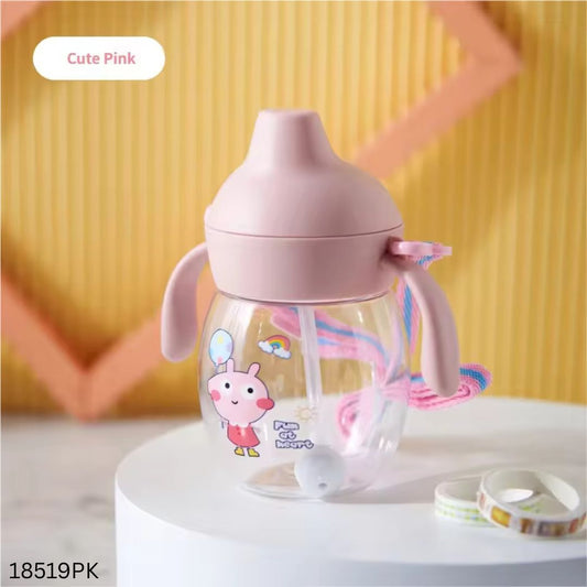 Duck Beak Transparent Cute Design Mum Pot 280ml - Pink