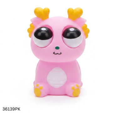 Eyes Popping Dragon Squeeze Toys - Pink