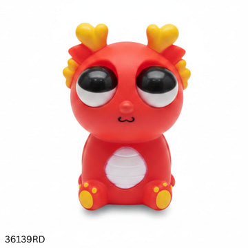 Eyes Popping Dragon Squeeze Toys - Red