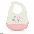 Food Grade Waterproof Silicone Tray Bibs - Rabbit