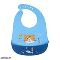 Food Grade Waterproof Silicone Tray Bibs - Cat