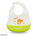Food Grade Waterproof Silicone Tray Bibs - Tiger
