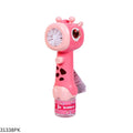 Kids Automatic Giraffe Bubble Gun Toy - Pink