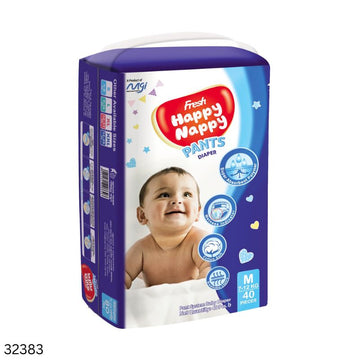 Happy Nappy Pant Diaper 40 Pieces Medium Size (7-12kg)