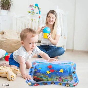 Inflatable Baby Tummy Time Water Play Mat