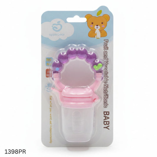 JhunJhuni Silicone Baby Fruit Juicer - Purple