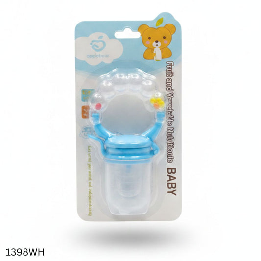 JhunJhuni Silicone Baby Fruit Juicer - White