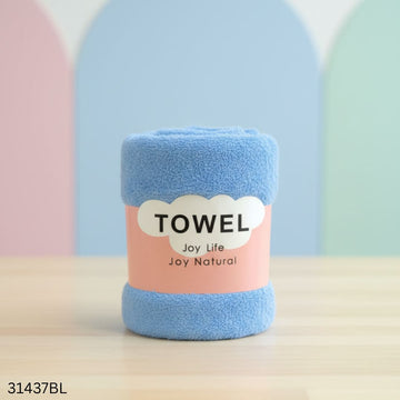 Joy Natural Soft And Comfortable Bath Towal – Big Size – Blue