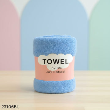 Joy Natural Soft And Comfortable Bath Towal – Small Size – Blue