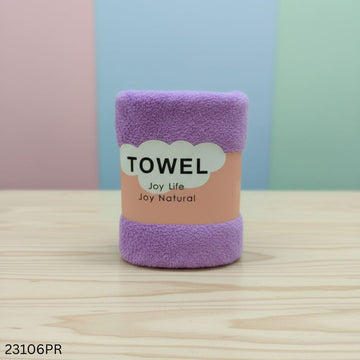 Joy Natural Soft And Comfortable Bath Towal – Small Size – Purple