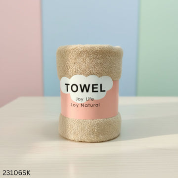 Joy Natural Soft And Comfortable Bath Towal – Small Size – Skin