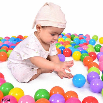 Kids Plastic Multicolour Ball Set - 48pcs