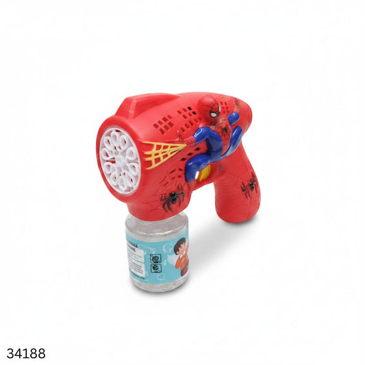 Kids Spider Man Bubble Gun Toy