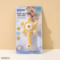 Kokibebe Baby Silicone Rattle Teether - Yellow