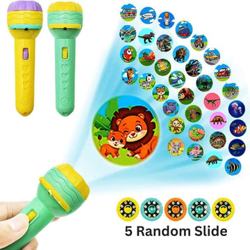 LED Projector Flashlight Torch for Kids
