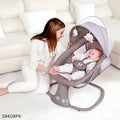 Mastela 3 in 1 Deluxe Multi-Functional Bassinet With Musical & Vibrating - Pink