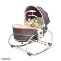 Mastela 5 in 1 Multifunctional Baby Carriage & Bassinet Rocker - Pink