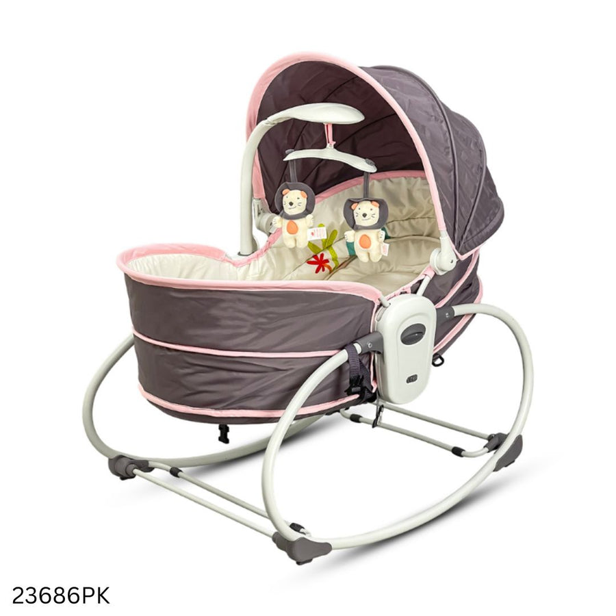 Mastela 5 in 1 Multifunctional Baby Carriage & Bassinet Rocker - Pink