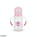Minitree Plastic Feeding Bottle With Handle 150ml - Pink