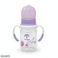 Minitree Plastic Feeding Bottle With Handle 150ml - Purple