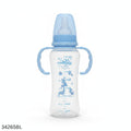 Minitree Plastic Feeding Bottle With Handle 240ml - Blue