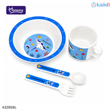 Momeasy 4Pcs Baby Mealtime Feeding Set BPA-Free