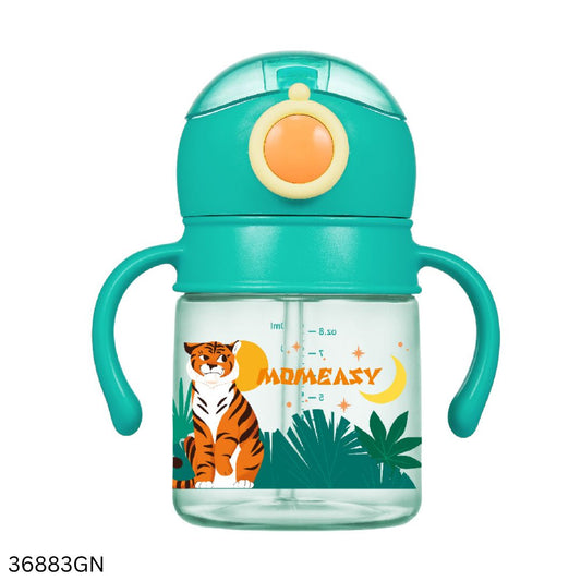 Momeasy Baby Water Bottle With Straw 240ml - Green