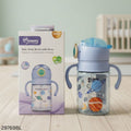 Momeasy Baby Water Bottle With Straw 360ml - Blue