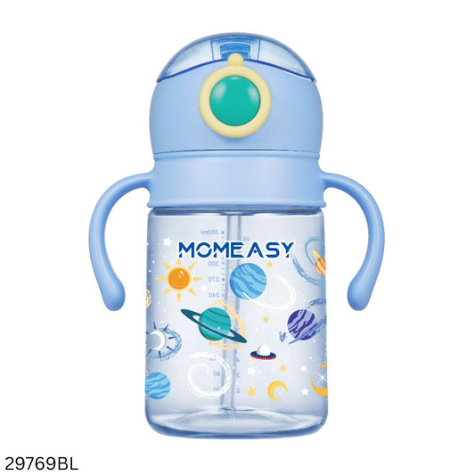 Momeasy Baby Water Bottle With Straw 360ml - Blue