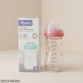 Momeasy Wide Neck Glass Feeding Bottles - 3m+ - 240ml - Red