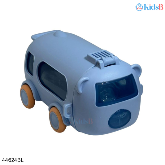 Multi-Function Portable Cute Bus Design Water Bottle 500ml – Blue