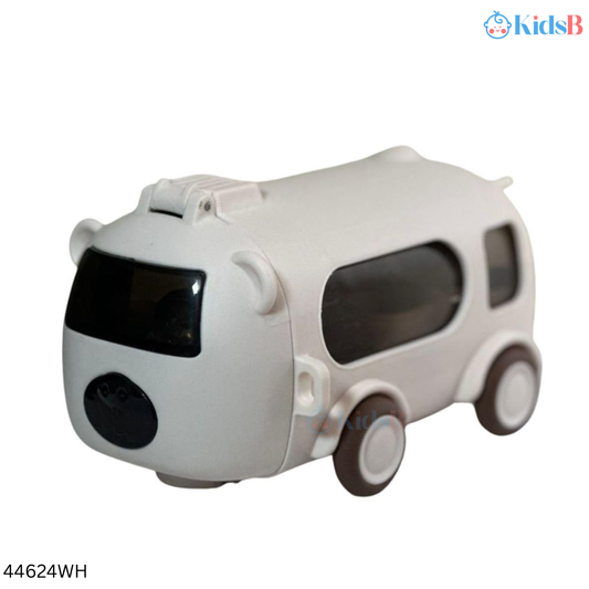 Multi-Function Portable Cute Bus Design Water Bottle 500ml – White