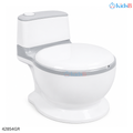 Musical Realistic Baby Commode Toilet Training Potty – Gray