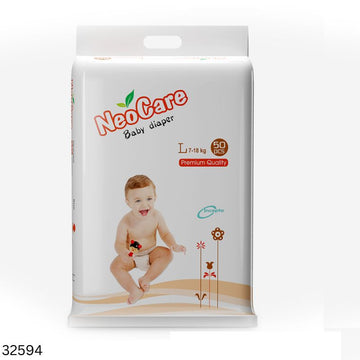 NeoCare Baby Belt Diaper 50 Pieces Large Size (7-18kg)