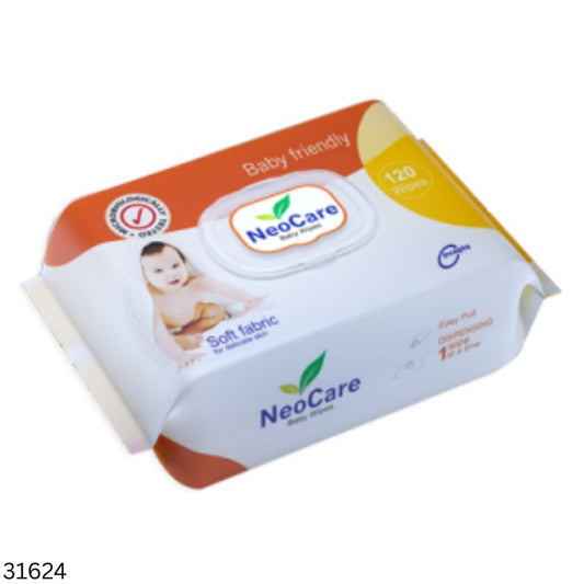 Neocare Baby Friendly Baby Wipes - 120pcs