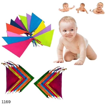 Newborn Baby Cotton Nappy for Baby 6pcs - Multicolor
