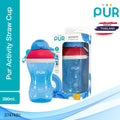 PUR Activity Straw Cup 13oz/390ml - Blue