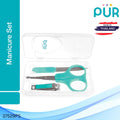 PUR Baby Manicure Set (Scissors, Clipper & File) - Paste