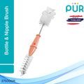 PUR Bottle & Nipple Cleaning Brush - Orange
