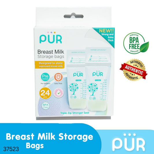 PUR Breast Milk Storage Bags - 24pcs