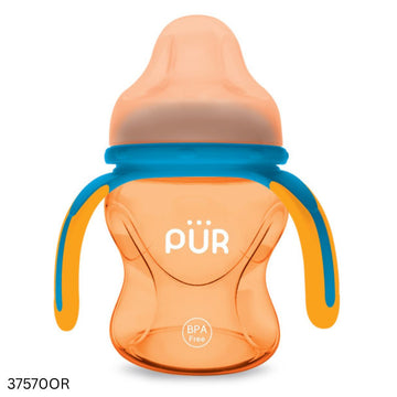 PUR Natural Multi Grasp Drinking Cup 5oz/150ml - Orange